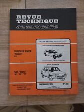 Revue technique fiat d'occasion  Avignon