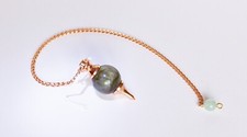 Pendule labradorite cuivre d'occasion  Belleville