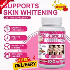 Gluta White 150000mg. Glutation Wybielanie skóry 90 kapsułek Softgel UK na sprzedaż  Wysyłka do Poland