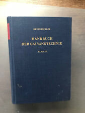 Handbuch galvanotechnik band gebraucht kaufen  Wiernsheim