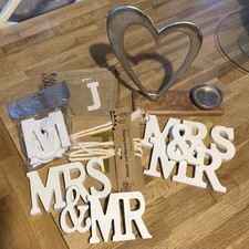 Mrs letters wedding for sale  HAYWARDS HEATH