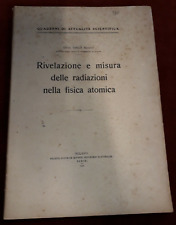 Rivelazione misura radiazioni usato  Roma