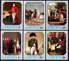 Liberia 1970 napoleone usato  Italia