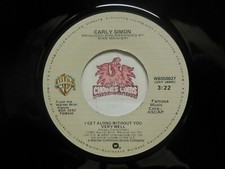 Usado, Carly Simon – I Get Along Without You Very Well / Body And Soul, 45 RPM EX (V8) comprar usado  Enviando para Brazil