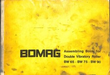 Bomag assembling book for sale  USA