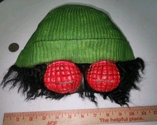 MÁSCARA FANTASIA LÁTEX ADULTO INSETO MOSCA OLHOS GRANDES MONSTRO ALIENÍGENA VERMELHO Halloween anos 90 comprar usado  Enviando para Brazil