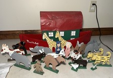 Tubby T Brown Noah’s Ark Folk Art Statue Outsider Art SEM RESERVA! comprar usado  Enviando para Brazil