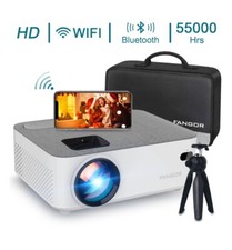 Pacote com projetor/bolsa de filme externo Bluetooth projetor FANGOR Wi-Fi 1080P/10000L comprar usado  Enviando para Brazil
