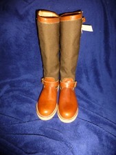 BOTAS FEMININAS CHIPPEWA COURO DE TOURO E TECIDO DE VÍBORA À PROVA DE COBRA TAMANHO 10M FAÇA OFERTA comprar usado  Enviando para Brazil