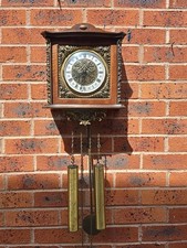German wall clock for sale  DEVIZES