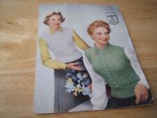 Vintage knitting pattern for sale  WALSALL