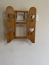Vtg wooden heart for sale  Norwood