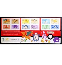Pokemon carnet timbres d'occasion  Paris XVIII