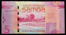 Samoa 5 Tala ND (2008-17) P-38 (M3004) - BA-M comprar usado  Enviando para Brazil