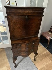 Antique walnut serpentine for sale  GREAT MISSENDEN