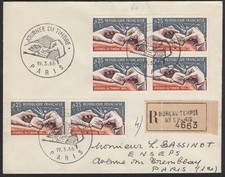1966 1er jour d'occasion  Sarreguemines