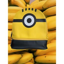Mini Mochila Minions Despicable Me Universal Studios Couro Sintético Um Olho , usado comprar usado  Enviando para Brazil