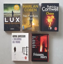 Lot livres thrillers d'occasion  Cagnes-sur-Mer