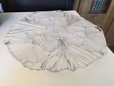 Glastortenplatte fuß blumende gebraucht kaufen  Halle