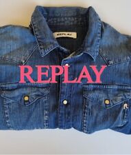 Replay camicia jeans usato  Montesilvano