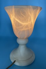 Alabaster tischlampe kelchlamp gebraucht kaufen  Kleve