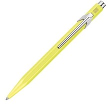 Caneta esferográfica coleção Caran d'Ache em amarelo fluorescente pastel - edição limitada comprar usado  Enviando para Brazil