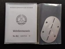Nva wehrdienstausweis blanko gebraucht kaufen  Eberswalde-Umland