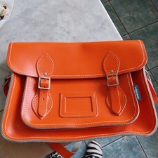 Handmade zatchels orange for sale  OSWESTRY