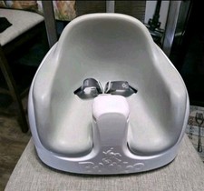 Assento de chão infantil Bumbo cadeira de bebê com arnês ajustável cinza , usado comprar usado  Enviando para Brazil