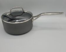 Panela de molho anodizada dura Swiss Diamond com tampa 2Qt, cabo de aço inoxidável 7” polegadas comprar usado  Enviando para Brazil