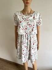 Robe blanche fleurie d'occasion  Void-Vacon