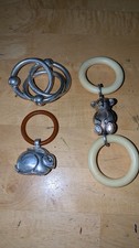 Chocalhos antigos de mordedor de bebê X3 comprar usado  Enviando para Brazil