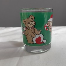 Glass christmas teddy for sale  Rockford