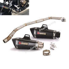 Silenciador de tubo de ligação frontal sistema de exaustão completo para Honda CBR300R CB300F até 2017 comprar usado  Enviando para Brazil