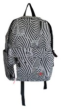 Gris Negro Rayas Op-Art Estampado Mochila/Mochila/Mochila Escolar, Surfero Nuevo comprar usado  Enviando para Brazil