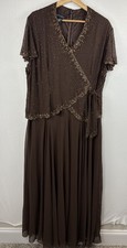 j beaded chiffon kara gown for sale  Cookeville