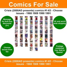 Crisis comics choose for sale  SKEGNESS