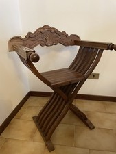 Sedia savonarola legno usato  Casaleone