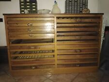 Cassettiera tipografica doppia usato  Ceriano Laghetto
