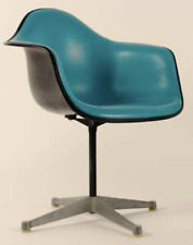 CADEIRA EAMES HERMAN MILLER ALEXANDER GIRARD AZUL TURQUESA PRETA na BASE GIRATÓRIA! comprar usado  Enviando para Brazil