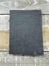 1945 Antique Construction Book "Audels Carpenters & Builders Guide #3" Illustra., usado comprar usado  Enviando para Brazil