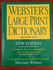 Webster large print for sale  Montgomery