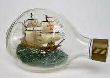 Vintage ship bottle for sale  Guilford
