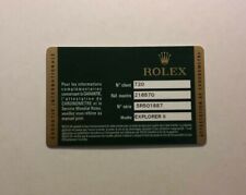 Rolex guarantee warranty usato Rolex guarantee warranty usato  Corropoli