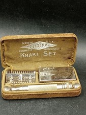 Rasoir gillette khaki d'occasion  Plombières-lès-Dijon