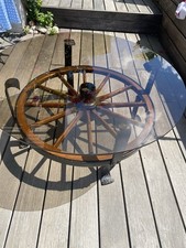 Kutschenrad glas tisch gebraucht kaufen  Büdingen