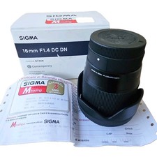 Obiettivo grandangolo sigma usato Obiettivo grandangolo sigma usato  Trappeto