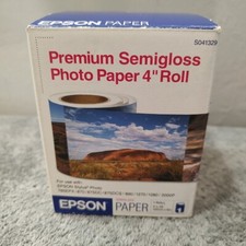 Usado, Papel fotográfico Epson S041329 4 polegadas rolo premium semigloss, 4" x 26 pés novo comprar usado  Enviando para Brazil