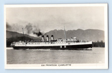 RPPC década de 1930. S.S. Princess Charlotte. CARTÃO POSTAL RR23 comprar usado  Enviando para Brazil