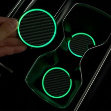 2 peças porta-copo de carro luz noturna tapete almofada montanha-russa acessórios interiores automáticos, comprar usado  Enviando para Brazil